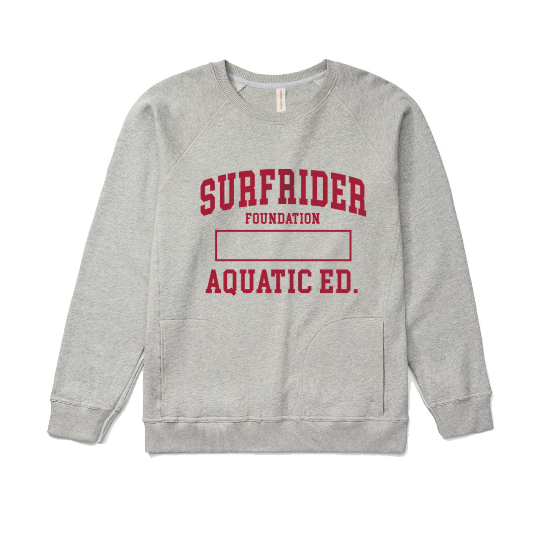 Aquatic Ed. Pocket Crew Sweater