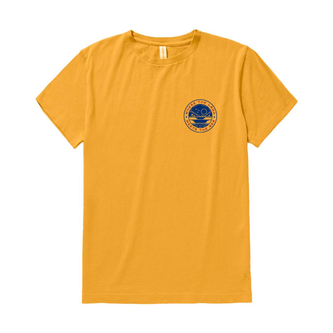 Land & Sea Tee - Gold – The Surfrider Foundation