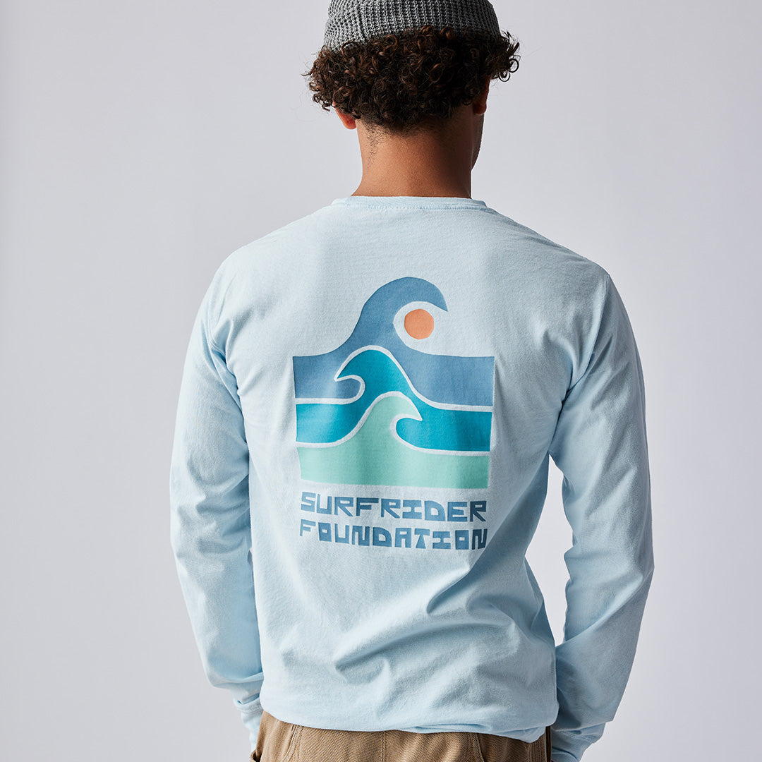 Cutout Waves Long Sleeve Tee – The Surfrider Foundation