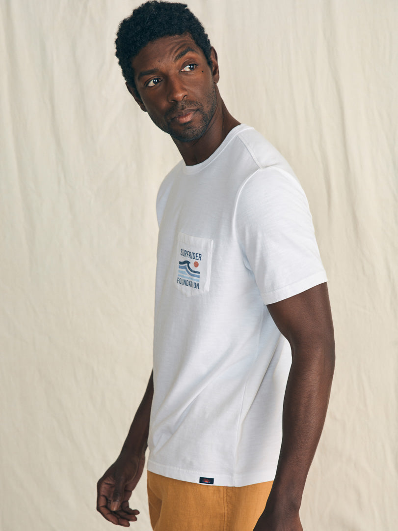 Short-Sleeve Sunwashed Pocket Tee