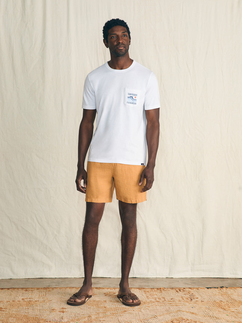 Short-Sleeve Sunwashed Pocket Tee