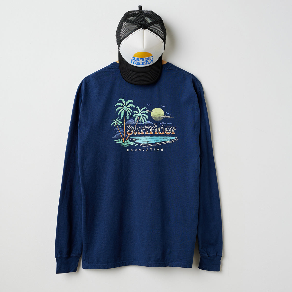 Retro Sunset Long Sleeve Tee