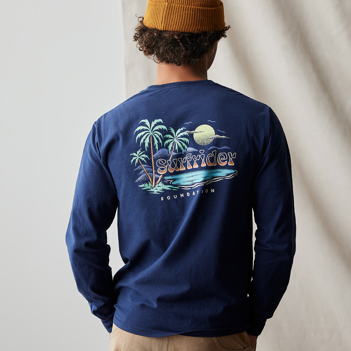 Retro Sunset Long Sleeve Tee