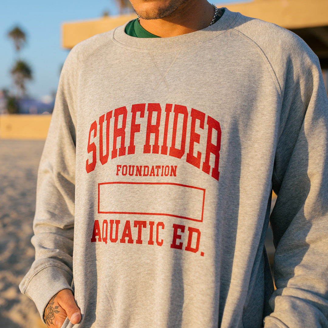 Aquatic Ed. Pocket Crew Sweater
