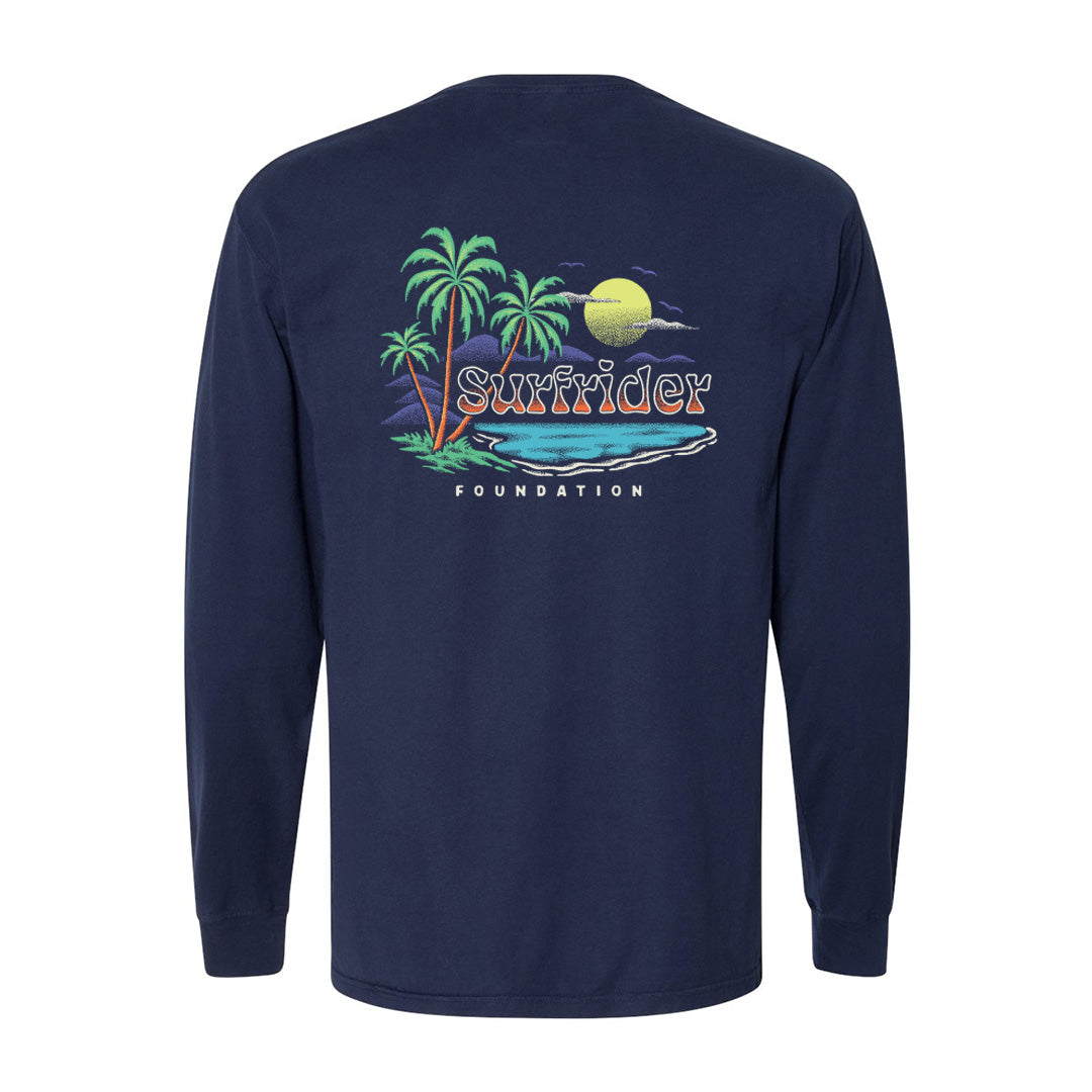 Retro Sunset Long Sleeve Tee