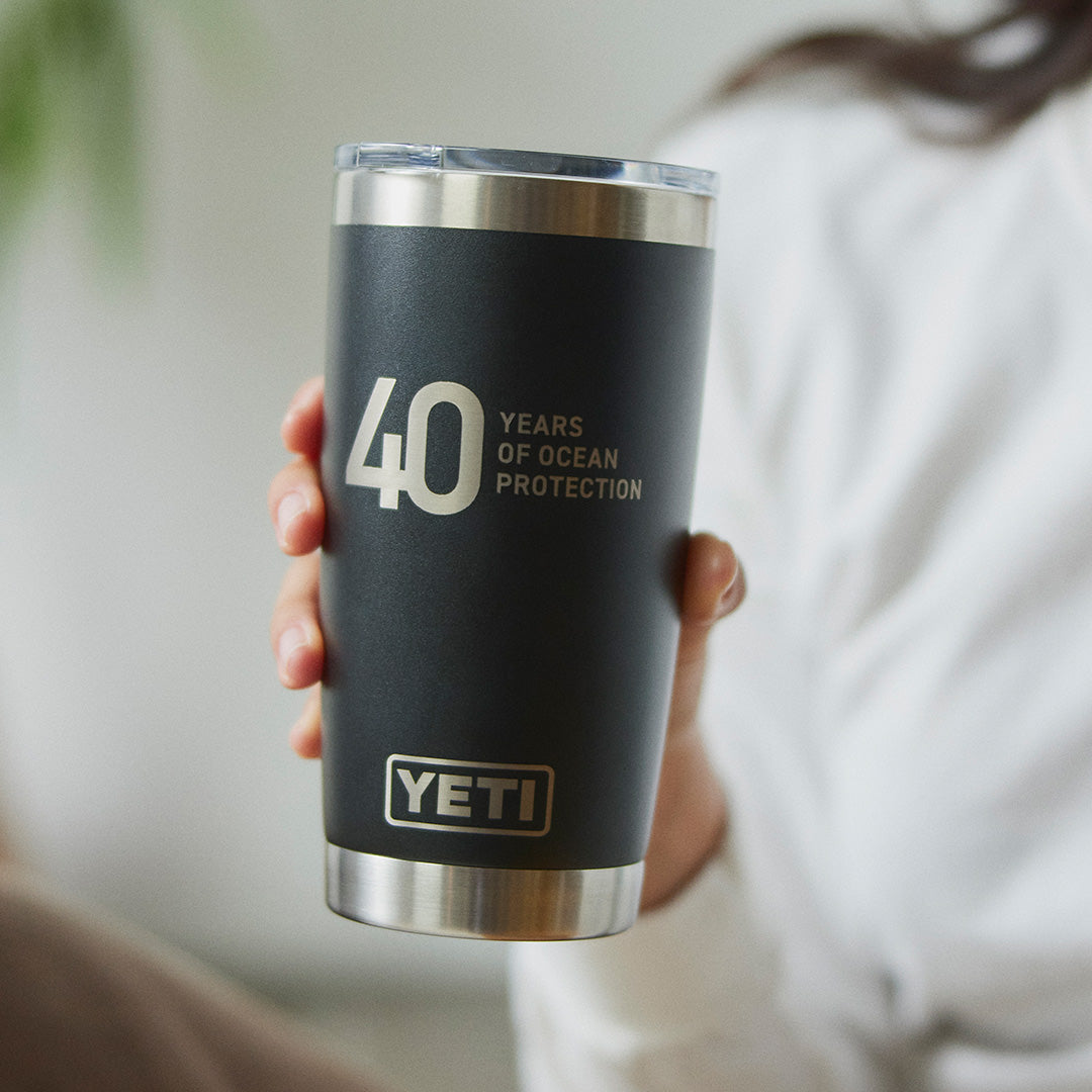 Anniversary YETI Rambler - Black – The Surfrider Foundation