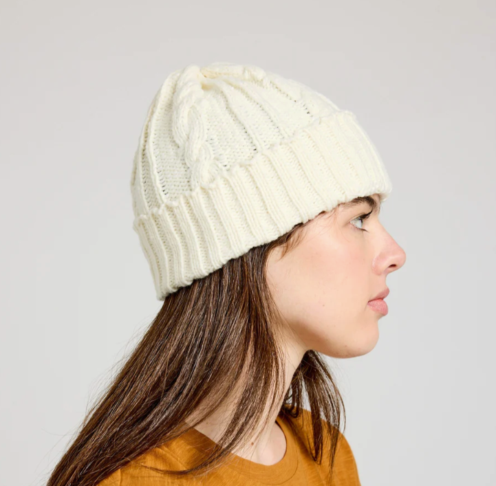 Womens Cable Knit Beanie