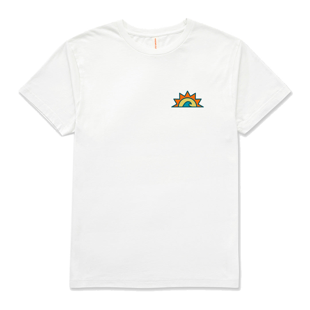 Wave Chasers 2.0 White Tee