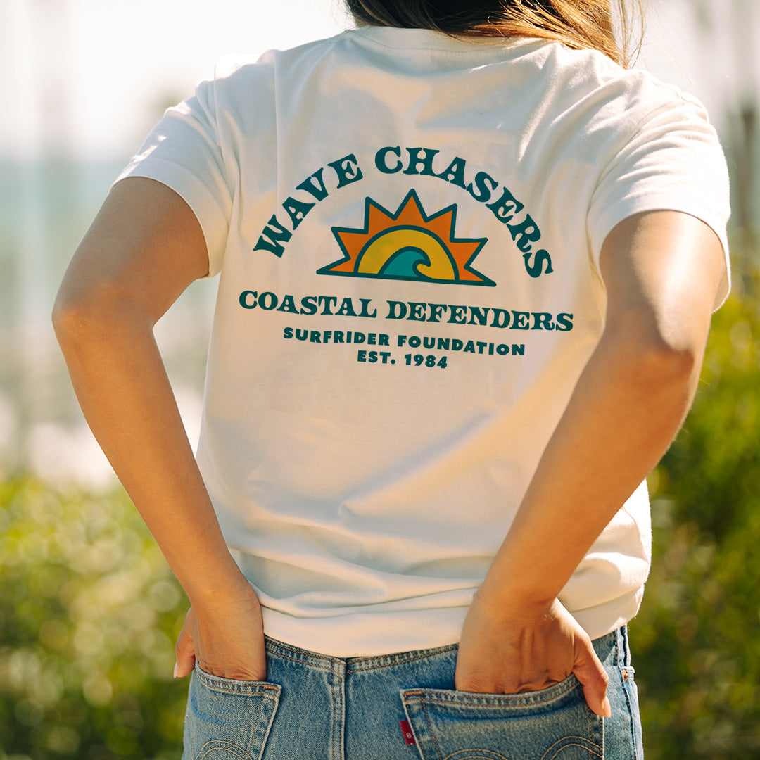 Wave Chasers 2.0 White Tee