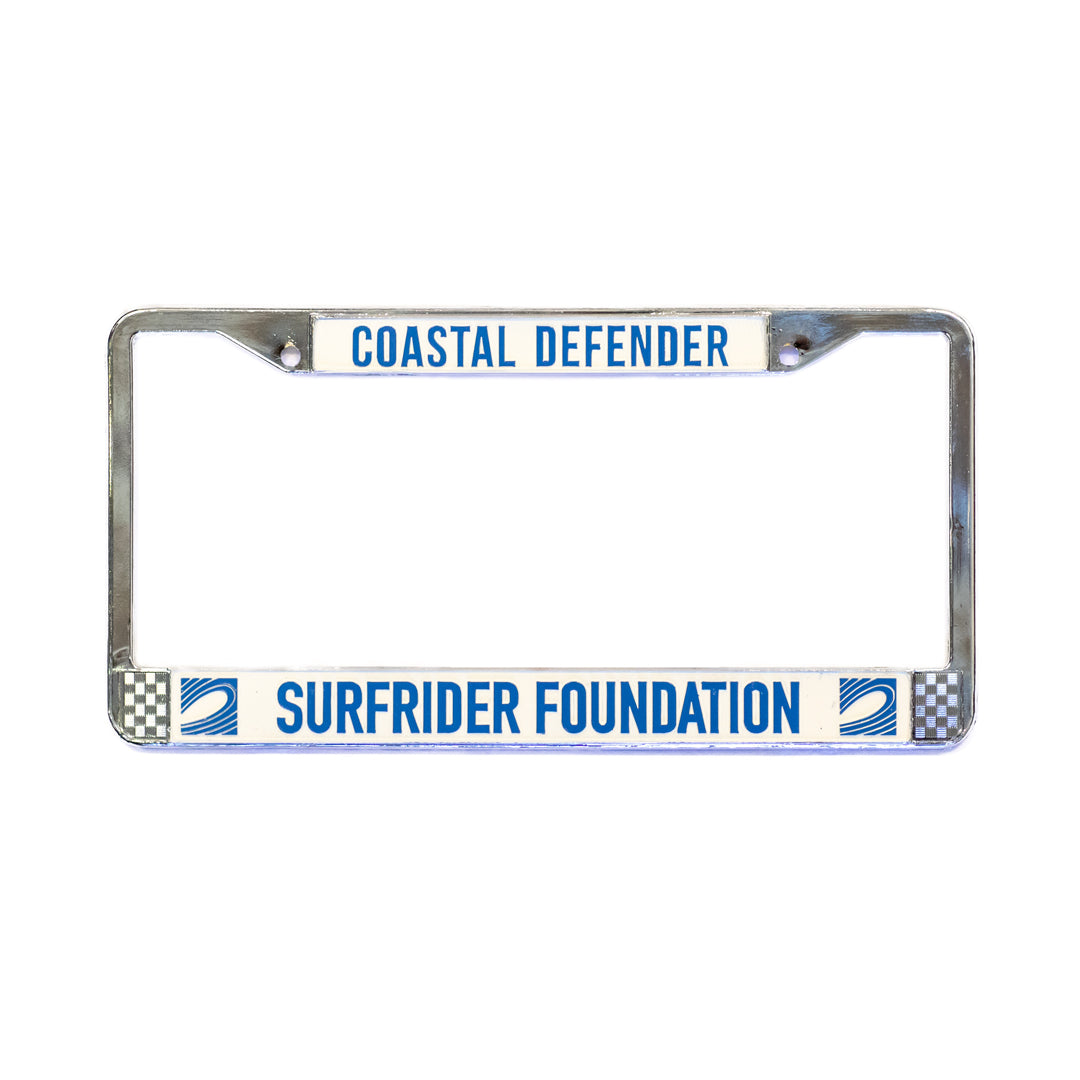 Coastal Defender Chrome License Plate Frame